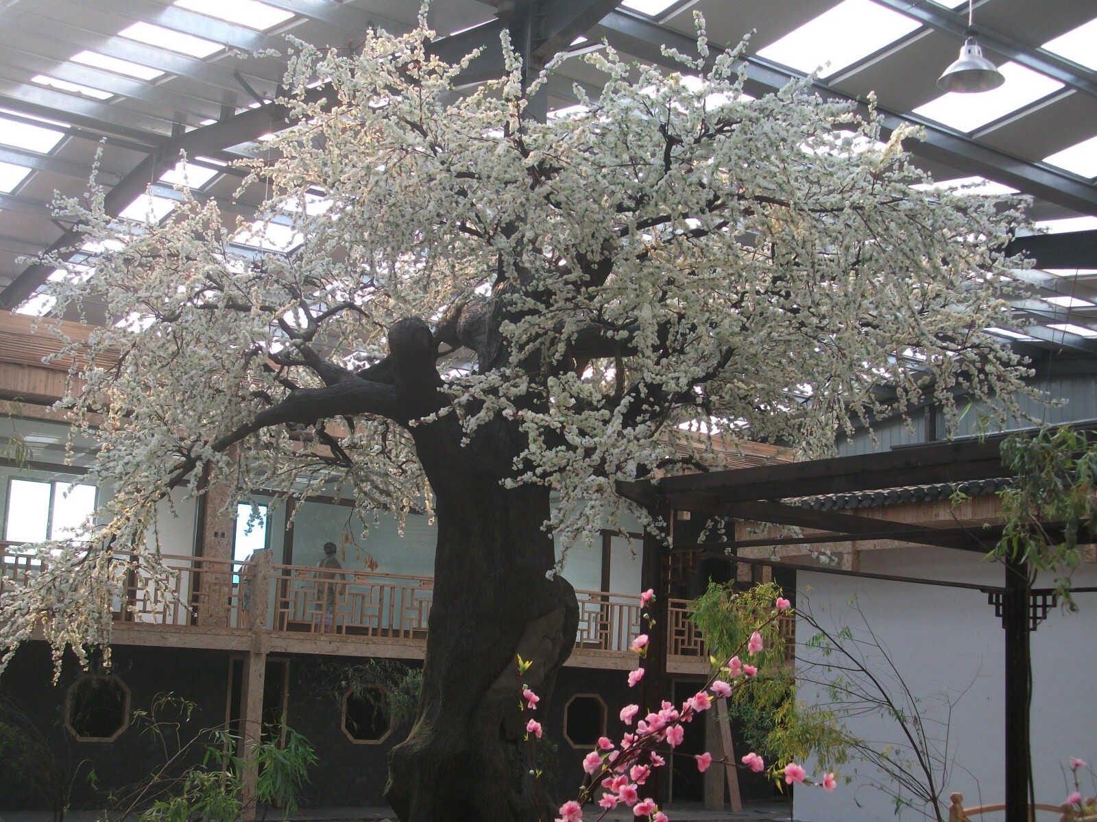浙江常州三勤生態(tài)酒店仿真桃花樹工程