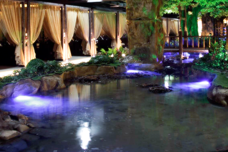 上海嘉定花園足浴假山假樹工程 上海嘉定花園足浴假山假樹工程