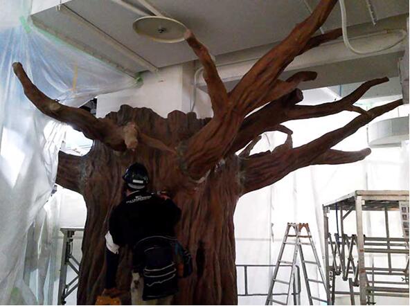 泡沫仿真樹安裝過(guò)程圖解