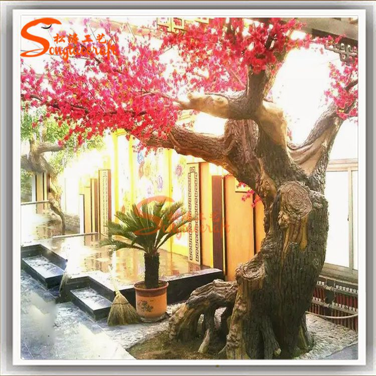 仿真桃花樹，現(xiàn)代裝飾不可或缺的存在