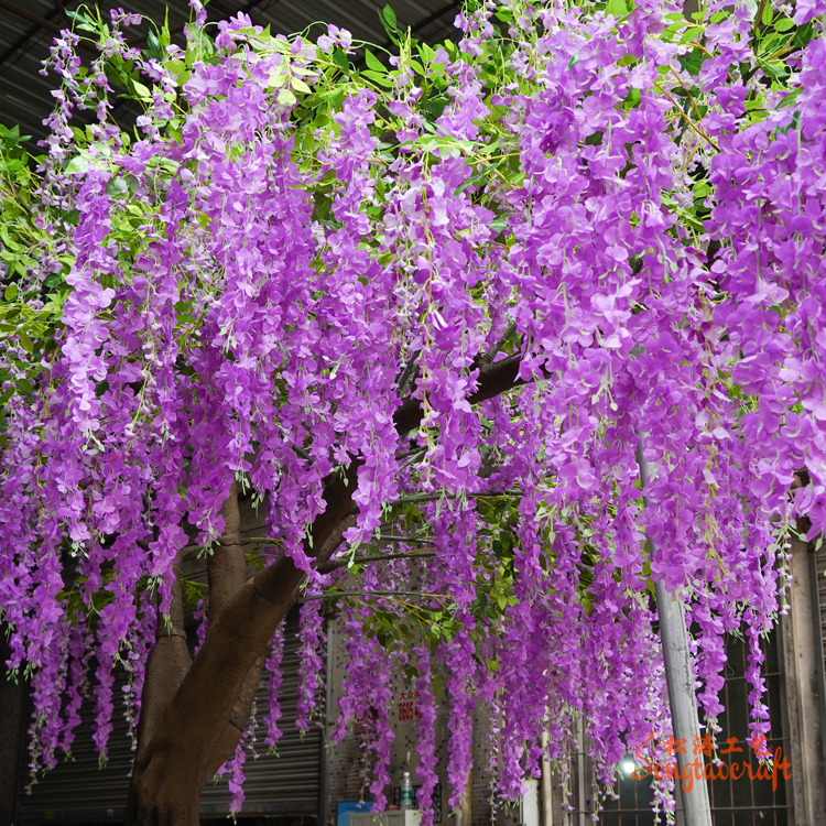 仿真紫藤花仿的“維妙維翹”的秘訣是什么？