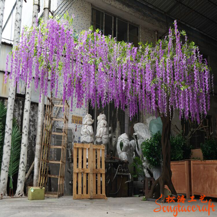 仿真紫藤花仿的“維妙維翹”的秘訣是什么？