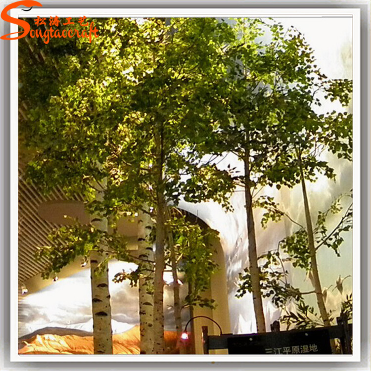 有“文藝小青年”之稱的仿真白樺樹是怎樣制作的？