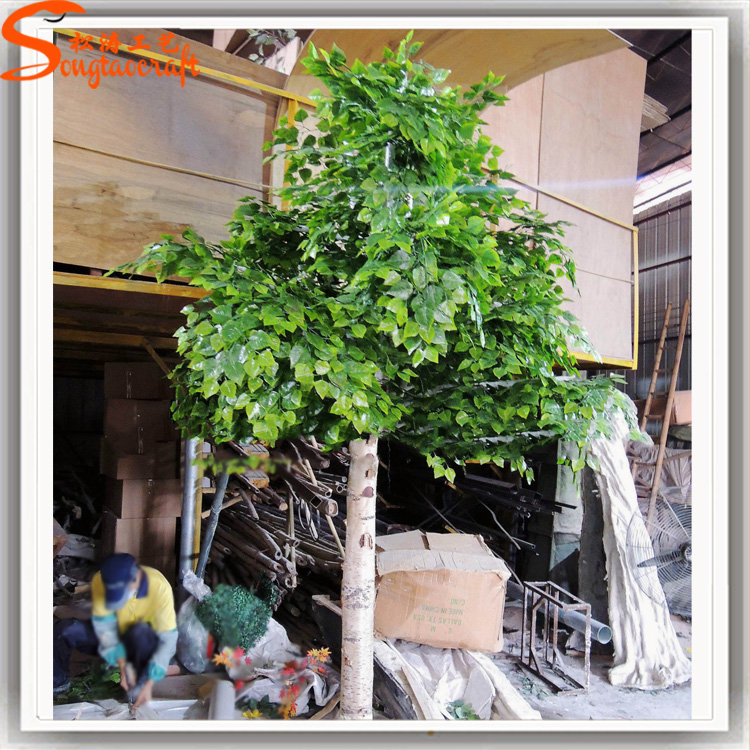 松濤工藝：有“文藝小青年”之稱的仿真白樺樹是怎樣制作的？